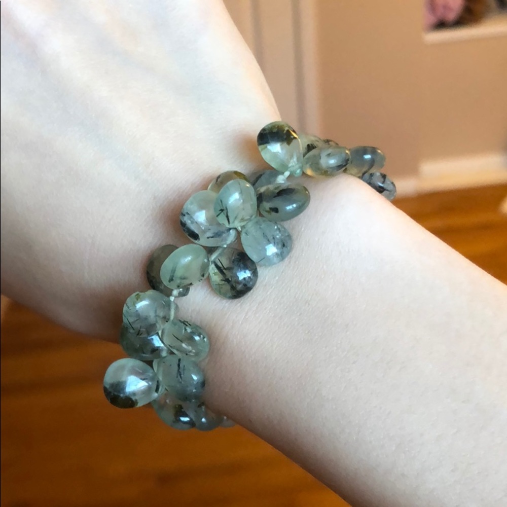 Green crystal bracelet